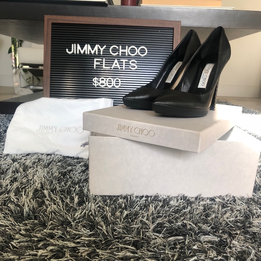 ✨ Jimmy Choo Black Heels ✨